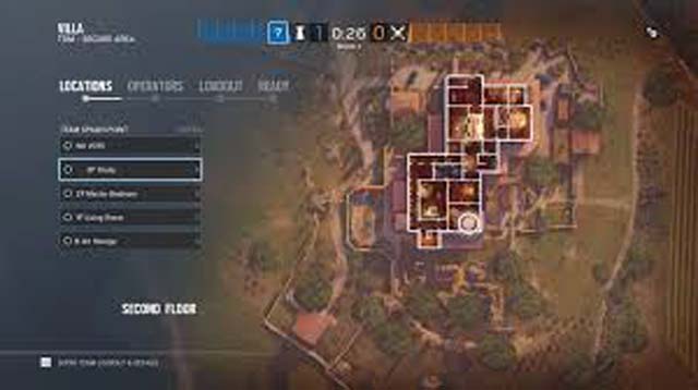 Villa map Villa map